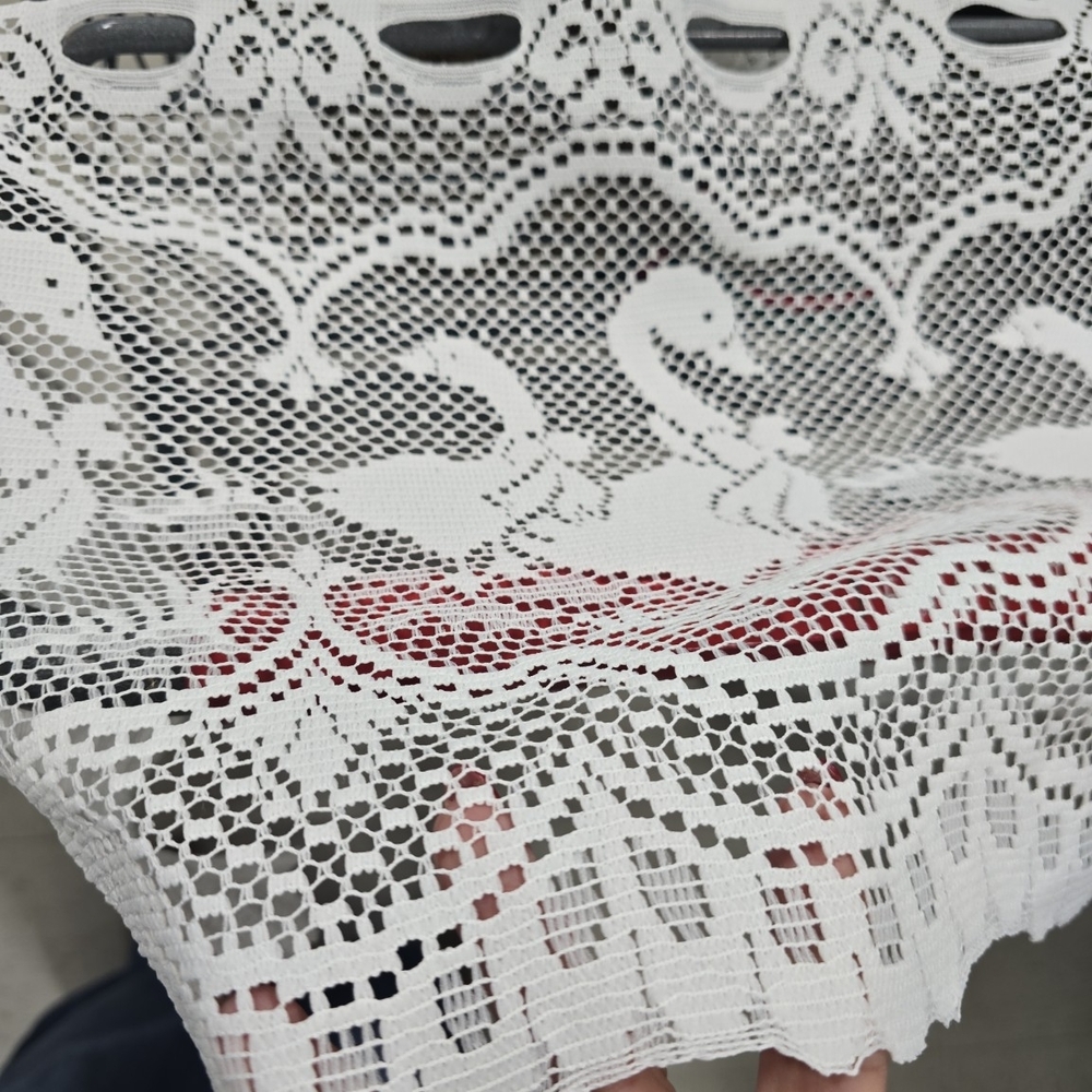 🤍 Vintage Lace Goose Valance | Cottagecore Farmhouse Window Décor 🤍 1 Valance